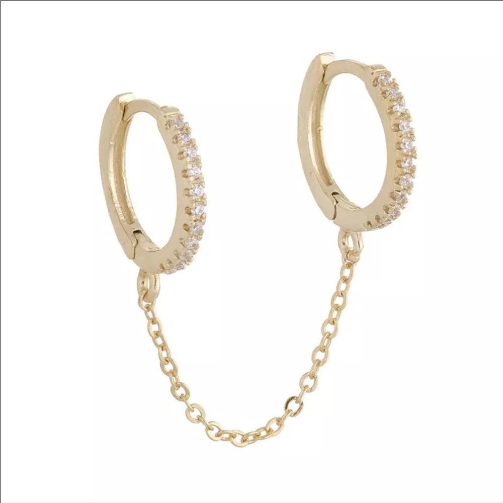 Double hole earring - Picture 5 of 11
